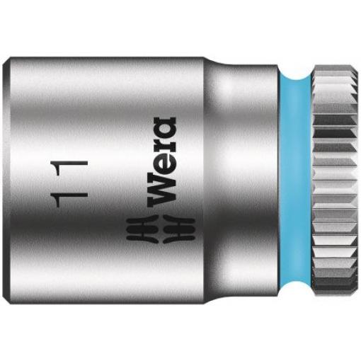 Zásuvka 1/4 in pohon 11 mm 6 bodů Šestihran, celková délka: 23.0 mm Wera