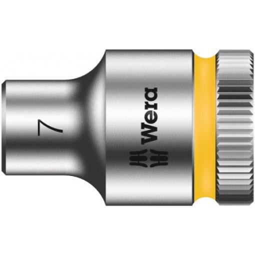 Zásuvka 3/8 in pohon 7 mm 6 bodů Šestihran, celková délka: 29.0 mm Wera