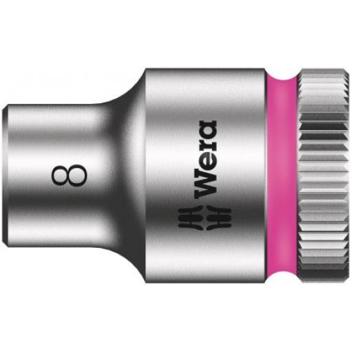 Zásuvka 3/8 in pohon 8 mm 6 bodů Šestihran, celková délka: 29.0 mm Wera