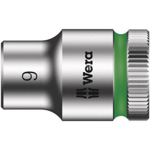 Zásuvka 3/8 in pohon 9 mm 6 bodů Šestihran, celková délka: 29.0 mm Wera