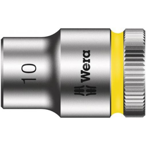 Zásuvka 3/8 in pohon 10 mm 6 bodů Šestihran, celková délka: 29.0 mm Wera