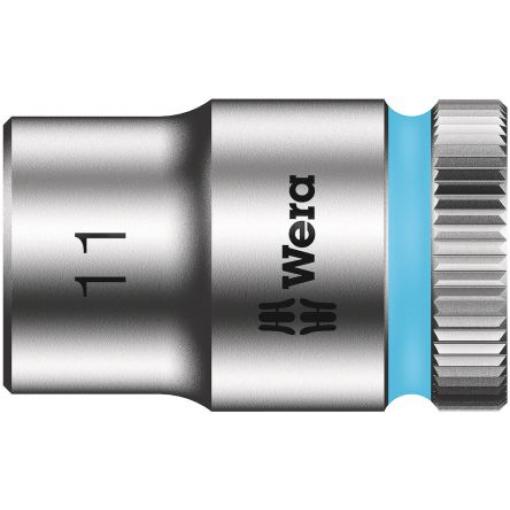 Zásuvka 3/8 in pohon 11 mm 6 bodů Šestihran, celková délka: 29.0 mm Wera