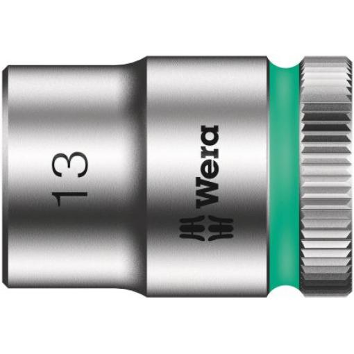 Zásuvka 3/8 in pohon 13 mm 6 bodů Šestihran, celková délka: 29.0 mm Wera