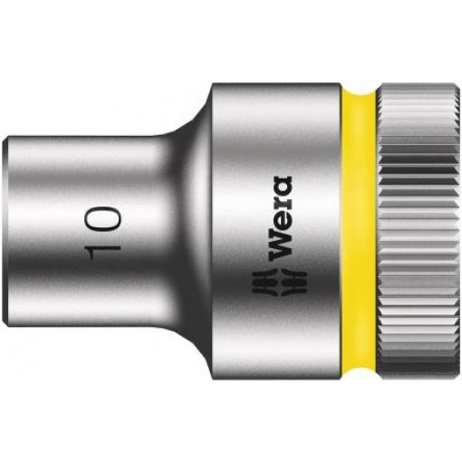 Zásuvka 1/2 in pohon 10 mm 6 bodů Šestihran, celková délka: 37.0 mm Wera