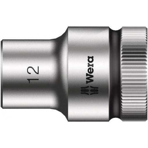 Zásuvka 1/2 in pohon 12 mm 6 bodů Šestihran, celková délka: 37.0 mm Wera