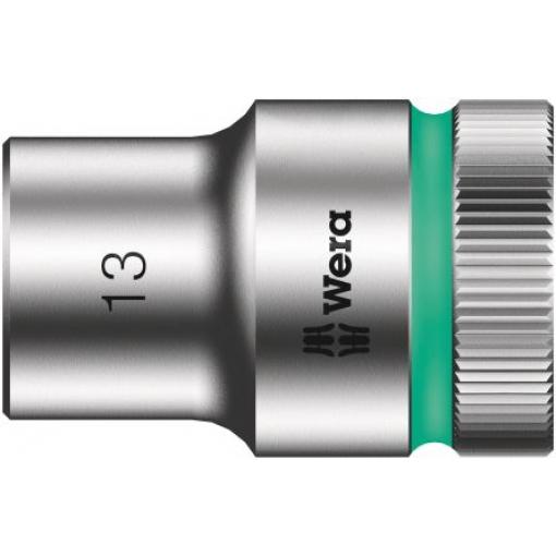 Zásuvka 1/2 in pohon 13 mm 6 bodů Šestihran, celková délka: 37.0 mm Wera