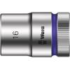 Zásuvka 1/2 in pohon 16 mm 6 bodů Šestihran, celková délka: 37.0 mm Wera