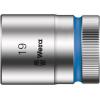 Zásuvka 1/2 in pohon 19 mm 6 bodů Šestihran, celková délka: 37.0 mm Wera