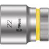 Zásuvka 1/2 in pohon 22 mm 6 bodů Šestihran, celková délka: 37.0 mm Wera
