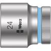 Zásuvka 1/2 in pohon 24 mm 6 bodů Šestihran, celková délka: 37.0 mm Wera