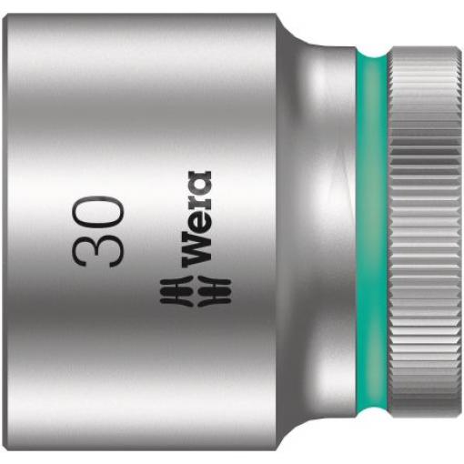 Zásuvka 1/2 in pohon 30 mm 6 bodů Šestihran, celková délka: 42.0 mm Wera