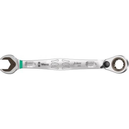 Kombinovaný ráčnový klíč Chromová 13 mm, celková délka: 179 mm Wera