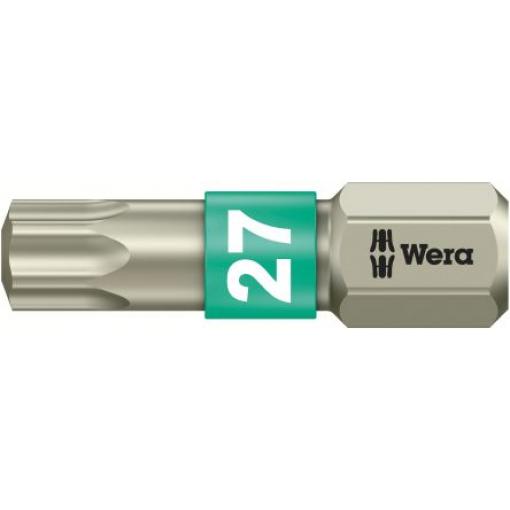 Bit šroubováku, Nerezová ocel, typ hlavice: Torx, Bit unašeče, T27