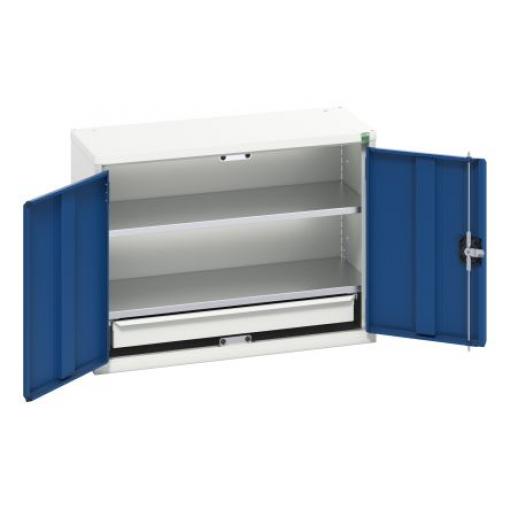 Skříň s přihrádkami 2dveřová 1, Ocel uzamykatelná Stojící na podlaze Bott 600 mm 800 mm 350 mm