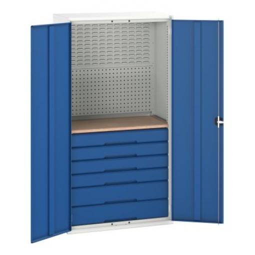 Skříň s přihrádkami 2dveřová 6, Ocel uzamykatelná Stojící na podlaze Bott 2 m 1.05 m 550 mm