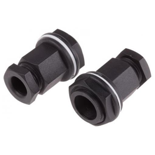 Kabelová průchodka Černá Plastové, IP55 M20 RS PRO 4 mm až 7 mm