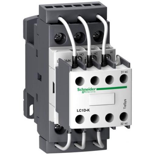 Schneider Electric 3 NO Stykač napětí ve vinutí 24V ac 3pólový 36 A 690V ac 25 kW s 3 NO kontakty 24V ac Řízení motoru,