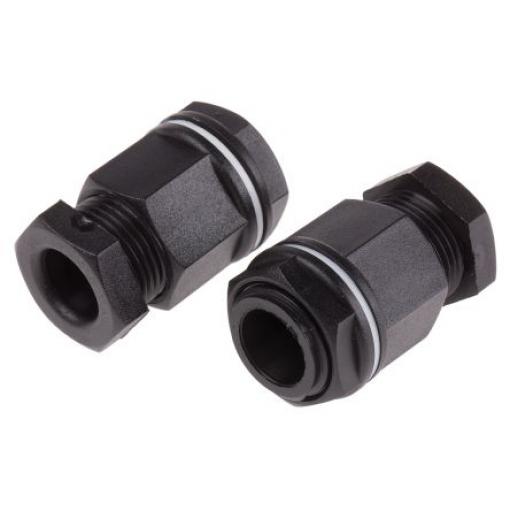 Kabelová průchodka Černá Plastové, IP55 M20 RS PRO 8 mm až 13 mm