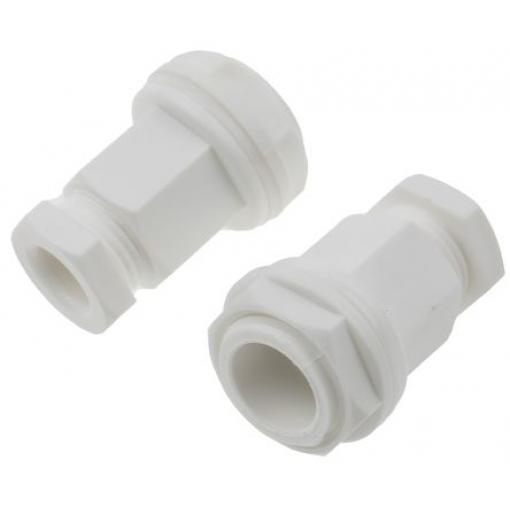 Kabelová průchodka Bílá Plastové, IP55 M20 RS PRO 4 mm až 7 mm