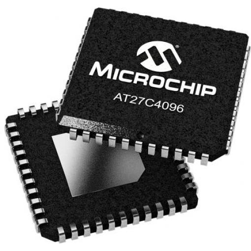 Microchip EPROM AT27C4096-90JU, 4 MB 256 k x 16 Bitů 90 ns, počet kolíků: 44 kolíkový, PLCC