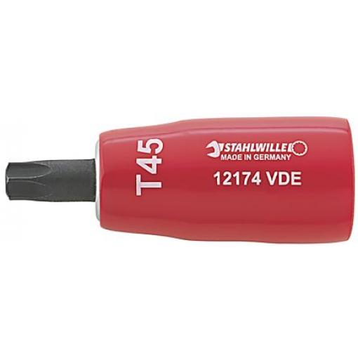 Zásuvka 3/8 in pohon T25 Vrták Šestihran Splňuje normu VDE/1000V, celková délka: 67 mm STAHLWILLE