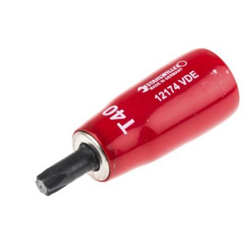 Zásuvka 3/8 in pohon T40 Vrták Šestihran Splňuje normu VDE/1000V, celková délka: 67 mm STAHLWILLE