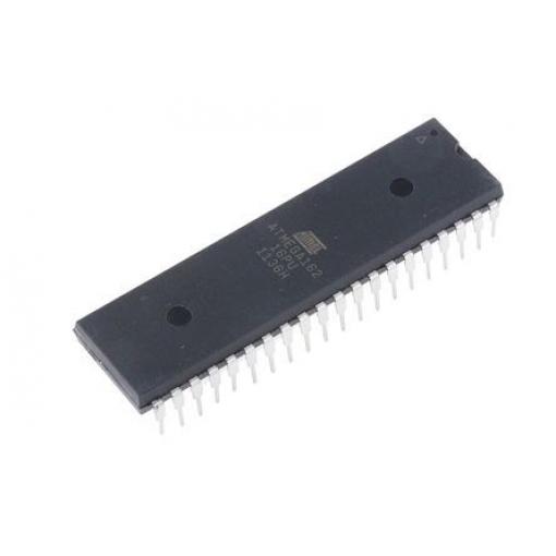 Microchip Mikrokontrolér ATMEGA162-16PU 8 bit AVR 16 MHz 16kB Blesk 1 kB RAM, počet kolíků: 40 kolíkový, PDIP