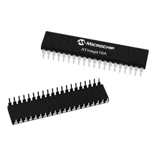 Mikrokontrolér ATMEGA16L-8PU 8bit AVR 8MHz 16 kB Flash 1 kB RAM, počet kolíků: 40, PDIP