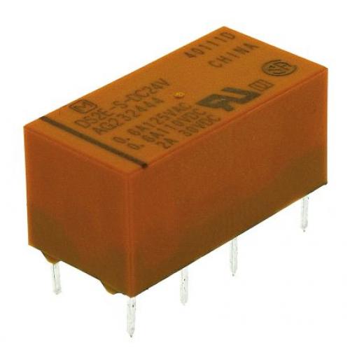 Signálové relé DPDT Montáž na PCB 3 A 24V dc pro Univerzální použití DS
