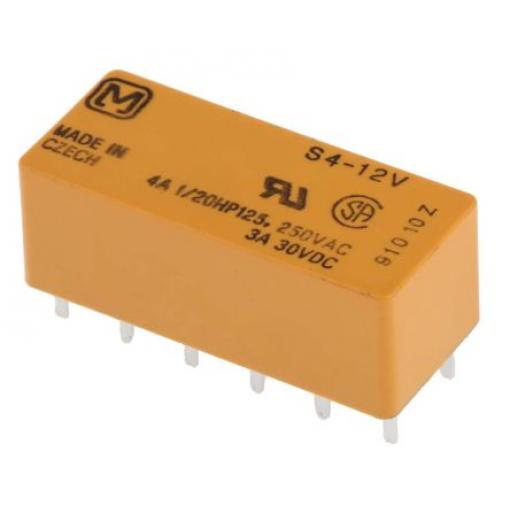 Panasonic Výkonové relé 4 NO Montáž na plošný spoj 3 A 12 V dc S