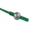 RS PRO Zemnicí kolík s vodičem ESD 10mm kolík, 10 mm zástrčka (svírka) Vyhovuje normě EN 61340-5-1 Banánkový konektor s