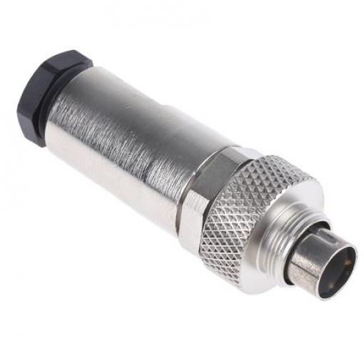 Kulatý konektor, počet kontaktů: 3, Kabel, velikost: M9 binder, pohlaví kontaktu: Vnější, orientace těla: Rovný
