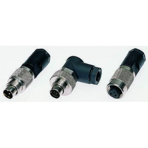 Kulatý konektor, počet kontaktů: 8, Kabel, velikost: M9 binder, pohlaví kontaktu: Vnější, orientace těla: Pravý úhel