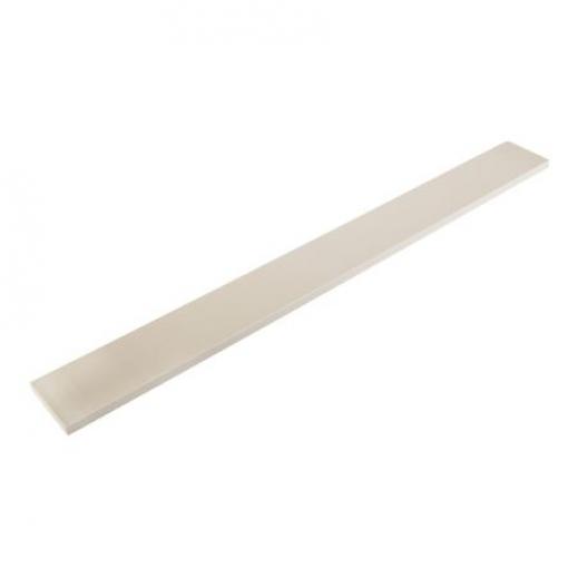 RS PRO Plastová deska, Polyetherketon barva Béžová, délka: 500 mm, šířka: 50 mm, tloušťka: 8 mm