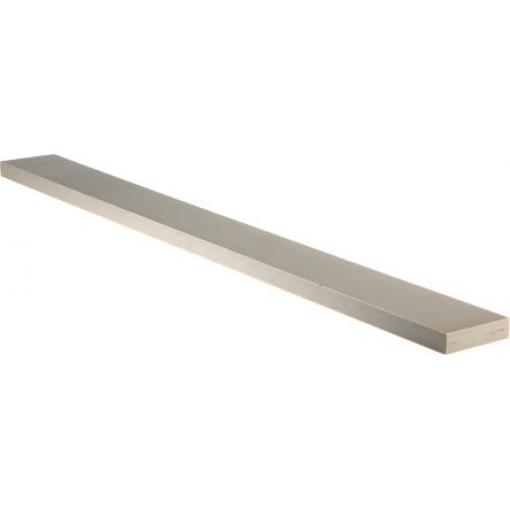 RS PRO Plastová deska, Polyetherketon barva Béžová, délka: 500 mm, šířka: 50 mm, tloušťka: 12 mm