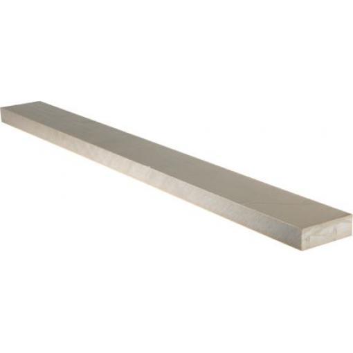 RS PRO Plastová deska, Polyetherketon barva Béžová, délka: 500 mm, šířka: 50 mm, tloušťka: 16 mm
