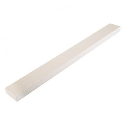 RS PRO Plastová deska, Polyetherketon barva Béžová, délka: 500 mm, šířka: 50 mm, tloušťka: 20 mm