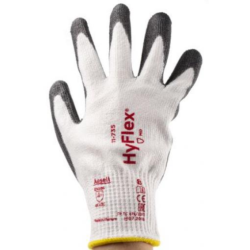 Ansell Pracovní rukavice CE Bílá Ano Nylon Ano Ano 8 HyFlex 11-735 Polyuretan