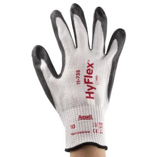 Ansell Pracovní rukavice CE Bílá Ano Nylon Ano Ano 10 HyFlex 11-735 Polyuretan