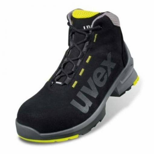 WRU, A, řada: Uvex 1 Bezpečnostní obuv obuv Unisex, Kompozit 6, Žlutá, Šedá, Černá Ano uvex 39 SRC