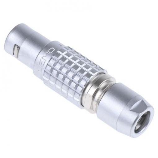 Kulatý konektor, počet kontaktů: 6, Kabel, velikost: 12 mm LEMO, pohlaví kontaktu: Vnější, orientace těla: Rovný