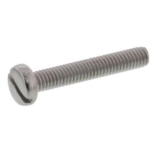 RS PRO Šroub s nízkou půlkulovou hlavou Drážka, Obyčejný, Nerezová ocel hlavice Kónická, velikost závitu: M2 16.0 mm