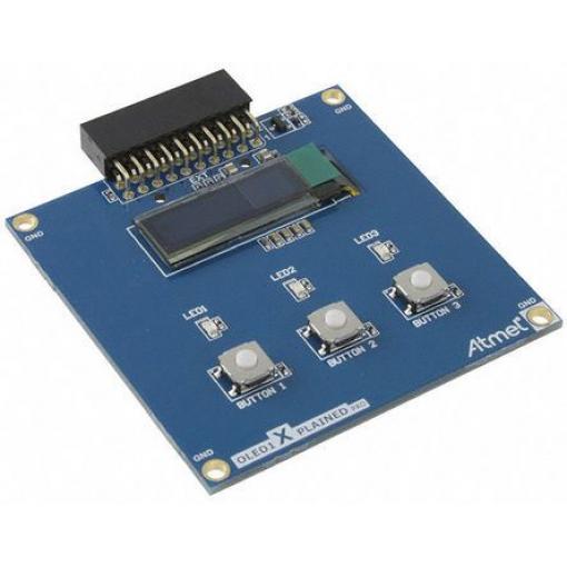Microchip Vyhodnocovací deska, AVR, Rozšiřovací deska ATOLED1-XPRO, Atmel, OLED1 Xplained Pro, Vyhodnocovací deska