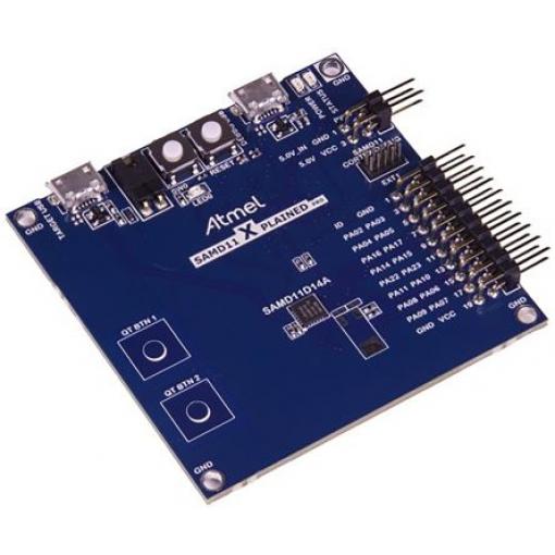 Microchip Vývojový nástroj pro mikrokontroléry, ATSAMD11D14A, SAM, MCU ATSAMD11-XPRO, Mikrokontrolér, ARM Cortex M0+,