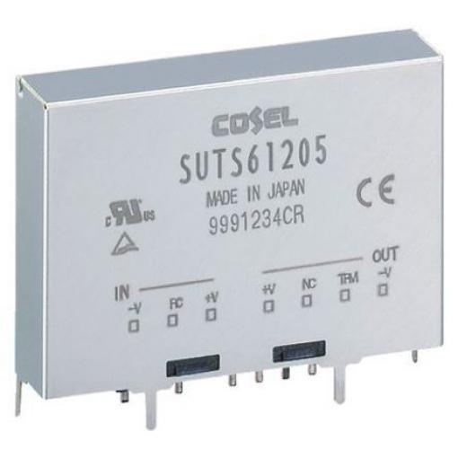 Cosel Měnič DC/DC SUTS, výstup: 3.3 V dc 500 V ac, Vin 12V dc 1.2 A, Vin 9V 4.46 W -40 °C 85 °C Montáž na plošný spoj