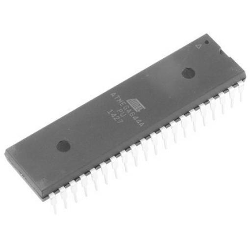 Microchip Mikrokontrolér ATMEGA644A-PU 8 bit AVR 20 MHz 64kB Blesk 4 kB RAM, počet kolíků: 40 kolíkový, PDIP