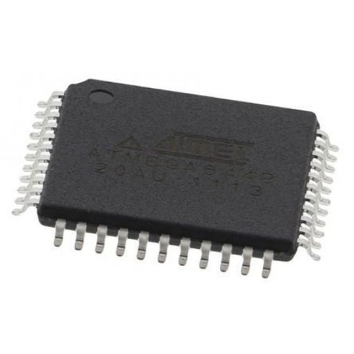 Microchip Mikrokontrolér ATMEGA644P-20AU 8 bit AVR 20 MHz 64kB Blesk 4 kB RAM, počet kolíků: 44 kolíkový, TQFP