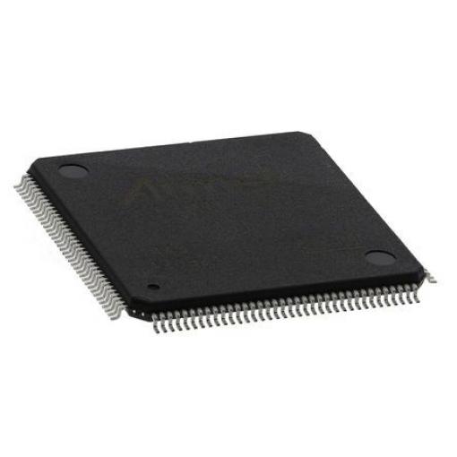 Microchip Mikrokontrolér ATSAM3X8EA-AU 32 bit ARM Cortex M3 84 MHz 512kB Blesk 96 kB RAM, počet kolíků: 144 kolíkový,