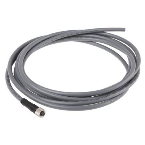 Kabel A: M8 přímý, B: Bez koncovky, 2,2 A, 600 V AC, IP67, IP68, chování ohně: Nízká hořlavost a bez halogenů (LSZH),