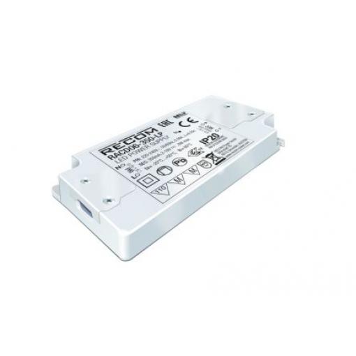 LED ovladač, řada: RACD06-LP RACD06-350-LP  2/18 V dc 350 mA 6 W IP20 Recom